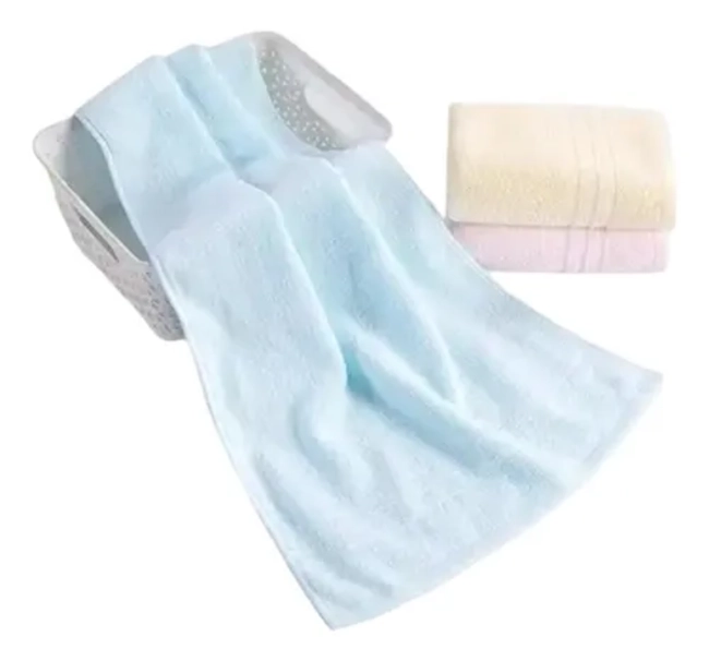 PACK 6 TOALLAS BAÑO COLORES ALGODON 95X48 CM - 3