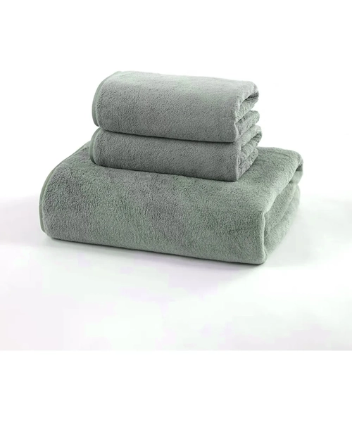 TOALLA DE CARA 30X50 CM 100% ALGODON PACK DE 2 COLOR BLANCO LISO - 1