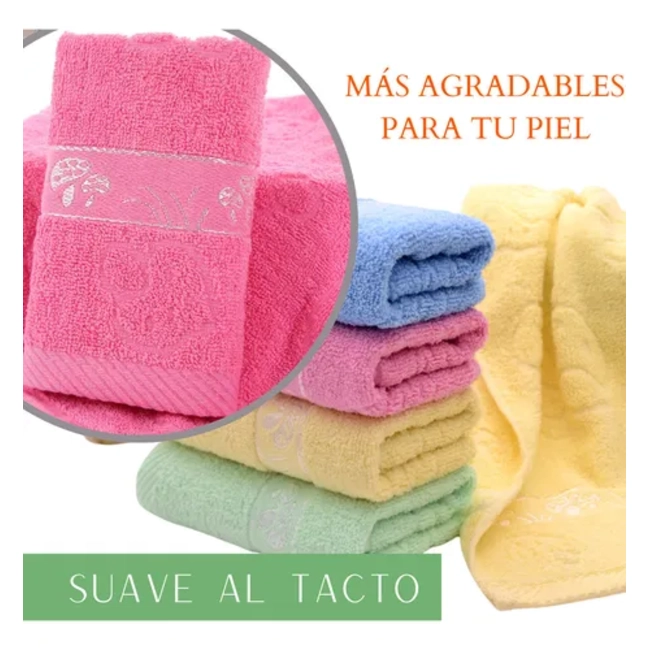 PACK 6 TOALLAS DE MANO ALGODON BAÑO CARA COCINA GYM 35X75 CM - 3