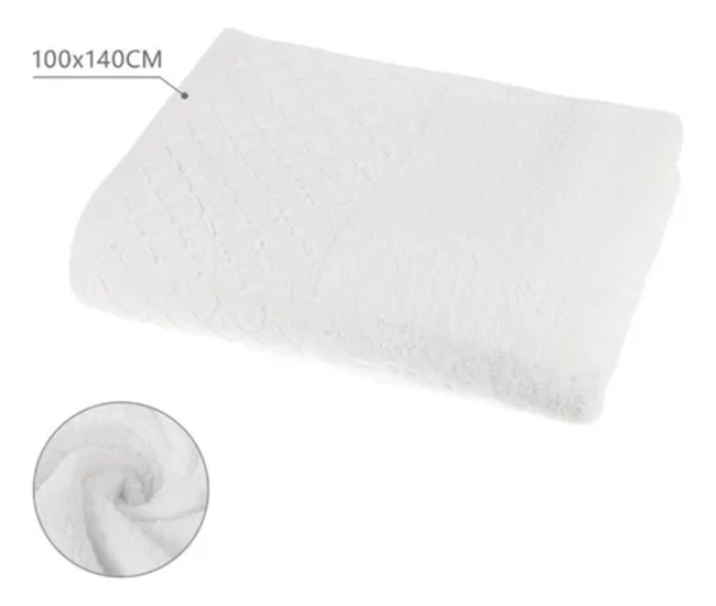 TOALLA EXTRA GRANDE 100X140 CM VARIOS COLORES 100% ALGODON - 3