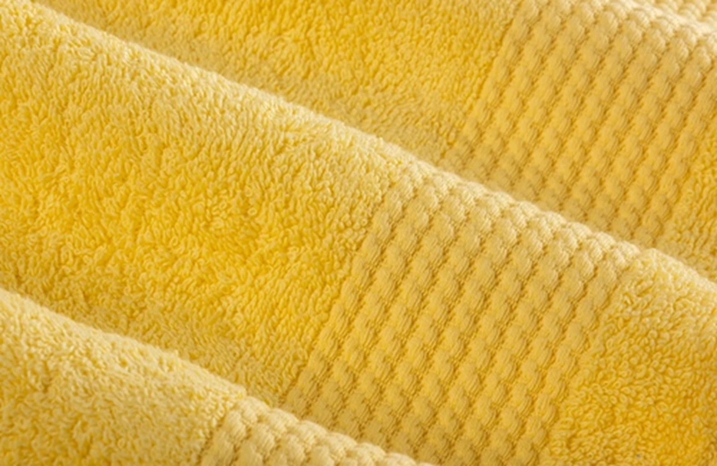 TOALLA DE BAÑO + MANO ALGODON BY CANNON 350G COLOR AMARILLO LISO - 3