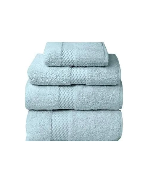 SET 2 TOALLAS BAÑO + 2 TOALLAS DE MANO 100% ALGODON SKY - 3
