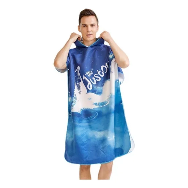 PACK 3 SURF PONCHO CAMBIADOR TOALLA CAPUCHA HOMBRE DISEÑOS - 5