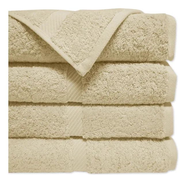 TOALLA LOURDES SPA BEIGE 700 G 90X177 CM (1 TOALLA) - 1