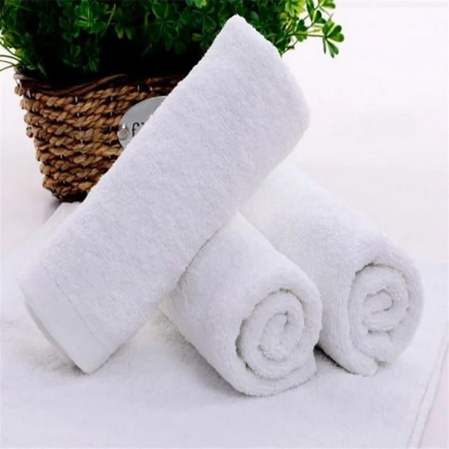 PACK 6 TOALLAS DE BAÑO BLANCA ALGODON 73X34 CM - 2