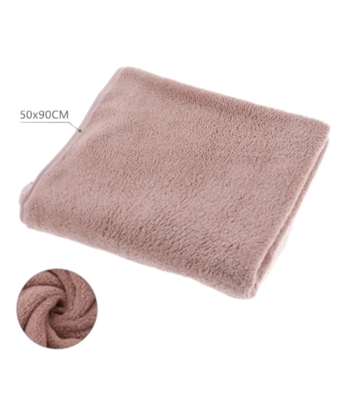 TOALLAS 50X90 CM PACK DE 2 COLOR ROSA PALO - 5