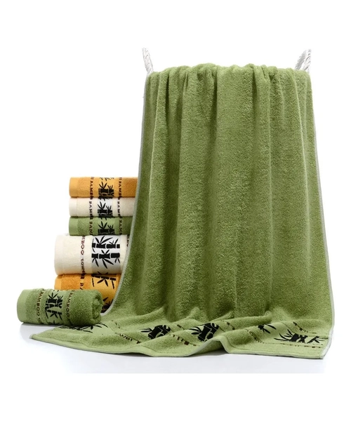 SET 4 TOALLAS DE BAÑO ALGODON BAMBOO SUPER SUAVES - 4