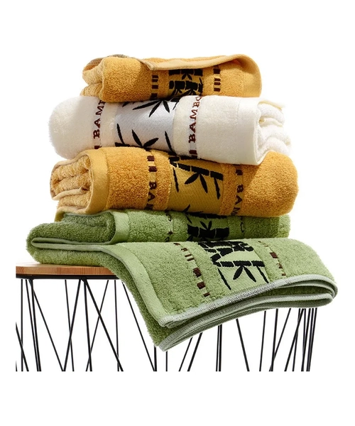 SET 4 TOALLAS DE BAÑO ALGODON BAMBOO SUPER SUAVES - 5