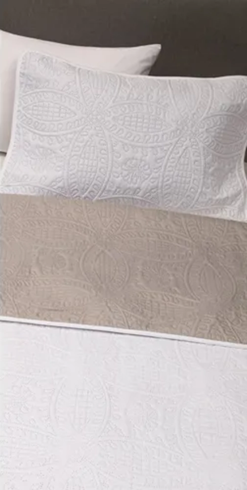 CUBRECAMA QUILT REVERSIBLE 2 PLAZAS 240X260 - 2