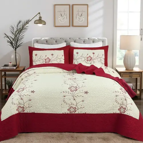CUBRECAMA QUILT VERANO 1.5 PLAZA VARIOS MODELOS - 3