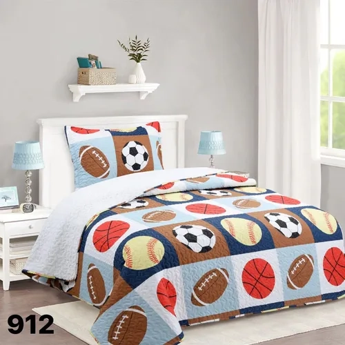 CUBRECAMA QUILT SHERPA 1.5 PLAZA INFANTIL MODELOS - 1