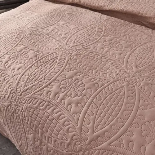 CUBRECAMA QUILT VERANO KING COLOR GRIS - 3