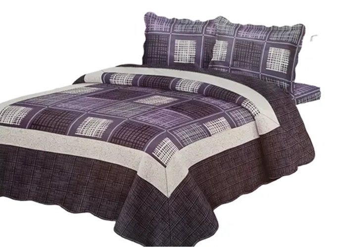 CUBRECAMA VERANO QUILT 2 PLAZAS VARIOS DISEÑOS G20 - 1
