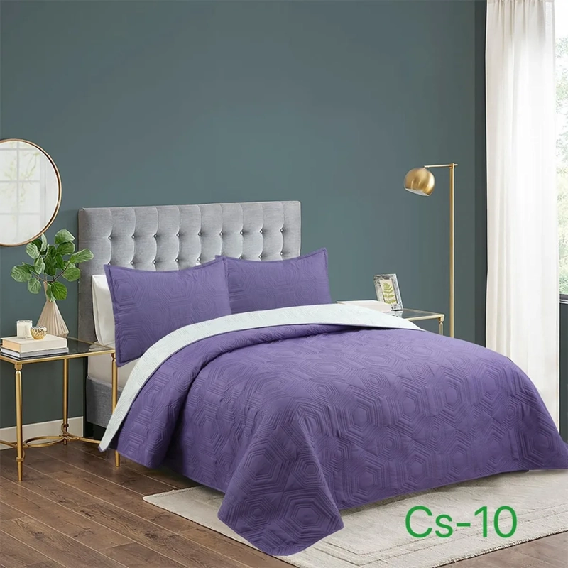 CUBRECAMA QUILT VERANO KING 2.5 PLAZAS VARIOS DISEÑOS - 1