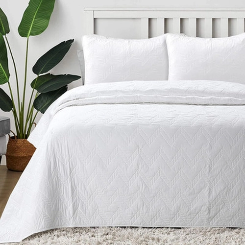 CUBRECAMA VERANO QUILT 1.5 PLAZA VARIOS COLORES - 1