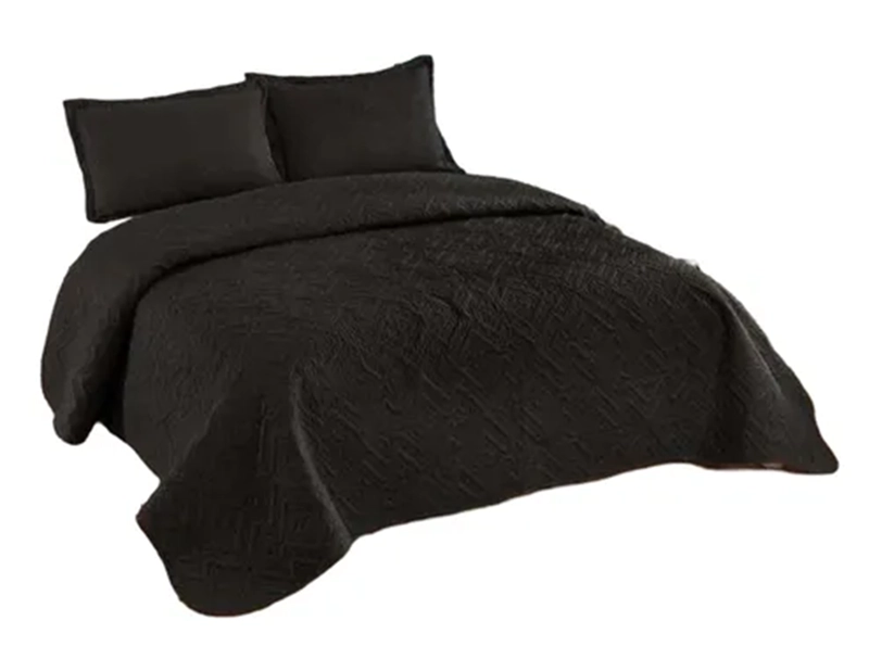 CUBRECAMA VERANO QUILT 2 PLAZAS LISOS VARIOS COLORES - 1