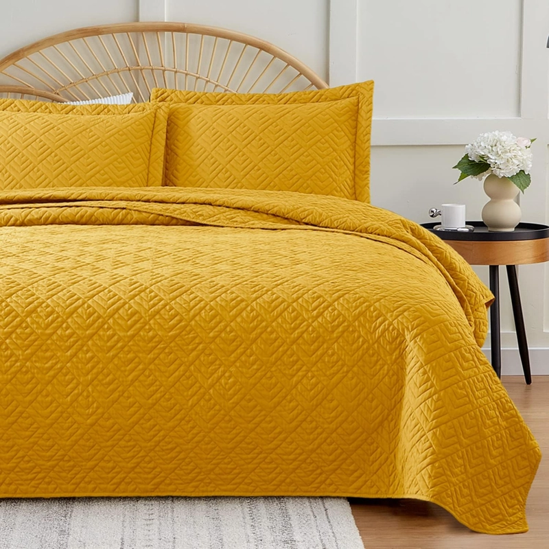 CUBRECAMA QUILT SHERPA 1.5 PLAZA UNICOLOR MODELOS - 4