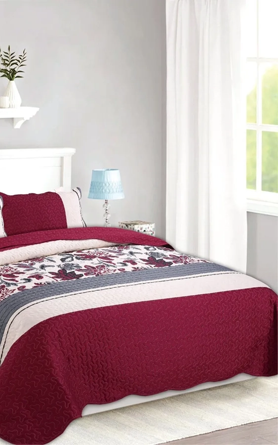 CUBRECAMA QUILT 1.5 PLAZA POLIALGODON VARIOS DISEÑOS - 2