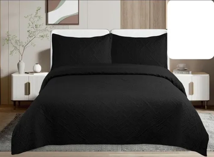 CUBRECAMA QUILT VERANO KING 2.5 PLAZAS + FUNDAS - 2