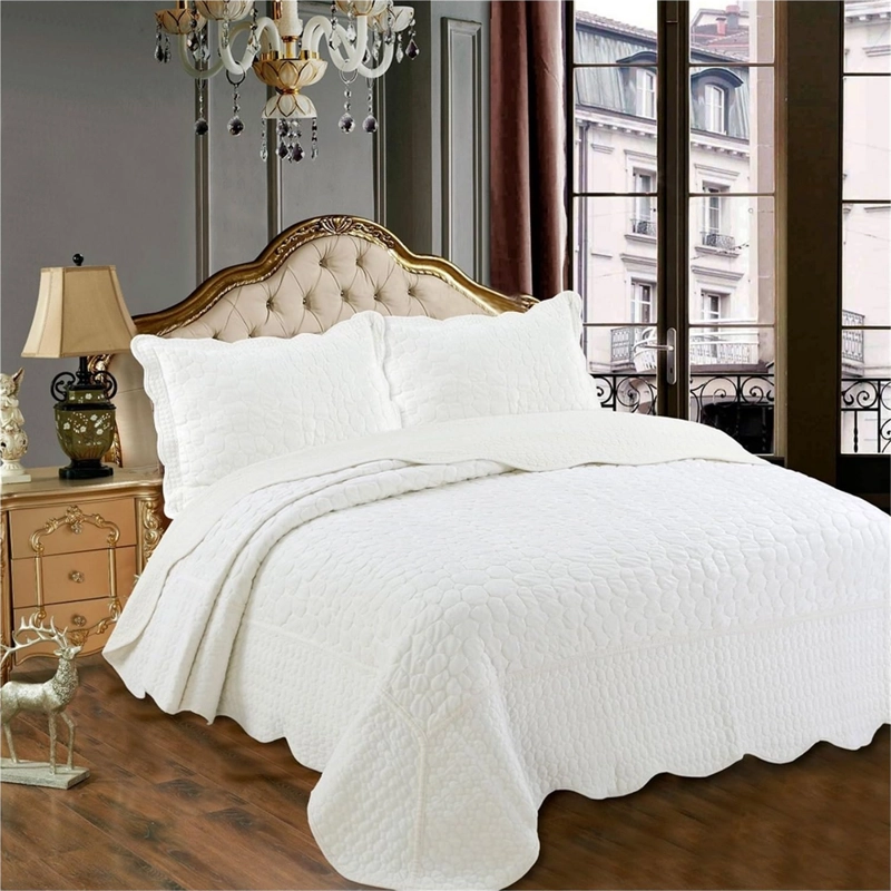 CUBRECAMA QUILT VERANO 1.5 PLAZA + FUNDA D4 - 2