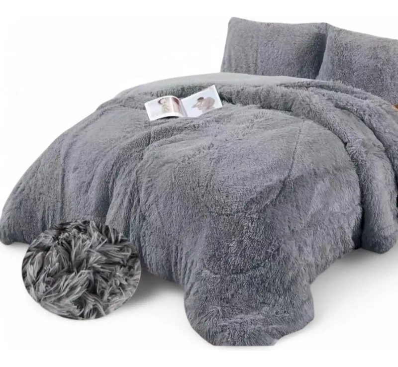 COBERTOR PELUDO CHIPORRO 1.5 PLAZA + FUNDA ALMOHADA - 1