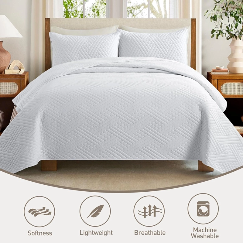 QUILT VERANO BLANCO 2 PLAZAS 230X250CM - 4