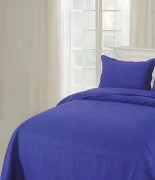 CUBRECAMA VERANO QUILT KING + 2 FUNDAS LISOS - 2