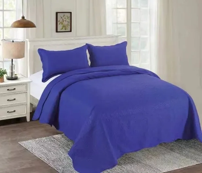 CUBRECAMA VERANO QUILT KING + 2 FUNDAS LISOS - 3