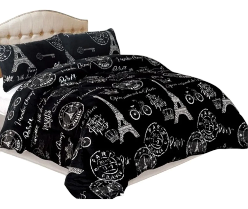 COBERTOR PLUMON PLUSH CHIPORRO 2 PLAZAS + 2 FUNDAS - 1