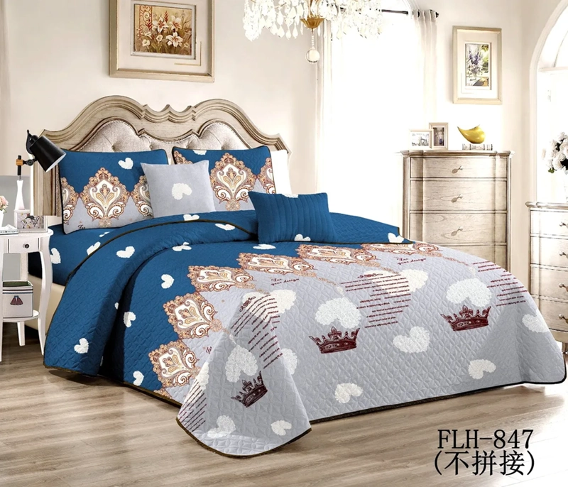 CUBRECAMA QUILT VERANO 2 PLAZAS VARIOS DISEÑOS - 3