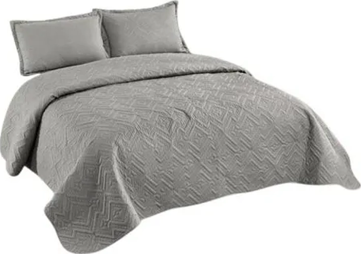 CUBRECAMA VERANO QUILT SOLIDO 2 PLAZAS - 1