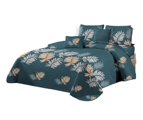 CUBRECAMA VERANO QUILT 2 PLAZAS VARIOS DISEÑOS G16 - 3