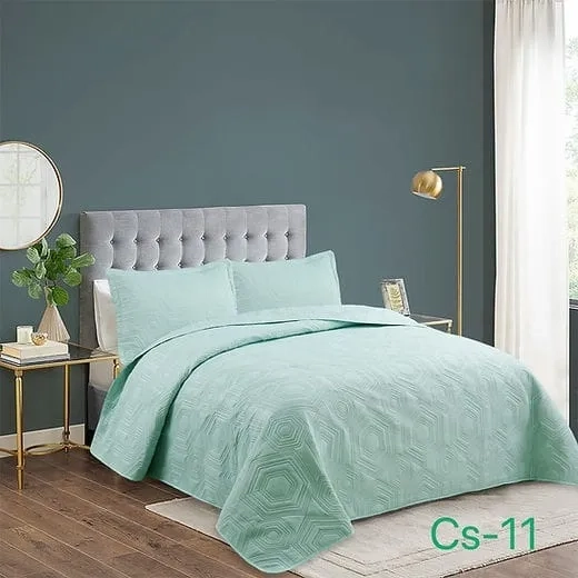 CUBRECAMA QUILT VERANO 2 PLAZAS VARIOS COLORES - 2