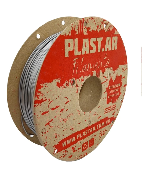 FILAMENTO IMPRESORA 3D PLASTAR PLA 1.75 MM 1 KG PLATEADO - 3