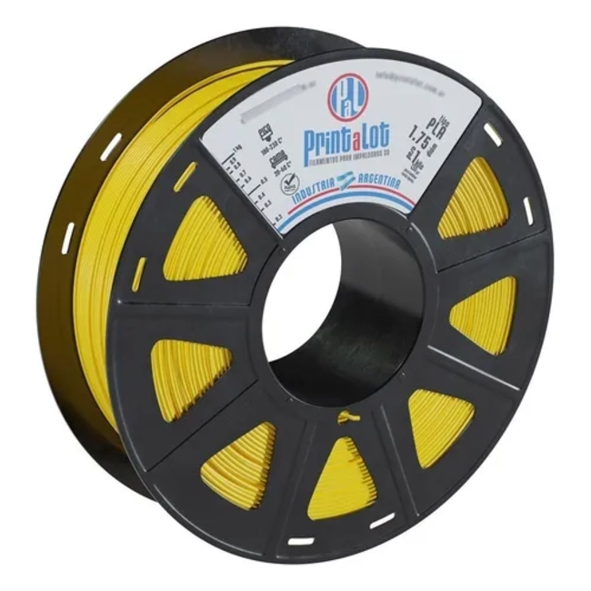 FILAMENTO 3D PLA PRINTALOT 1.75 MM 1 KG AMARILLO - 3