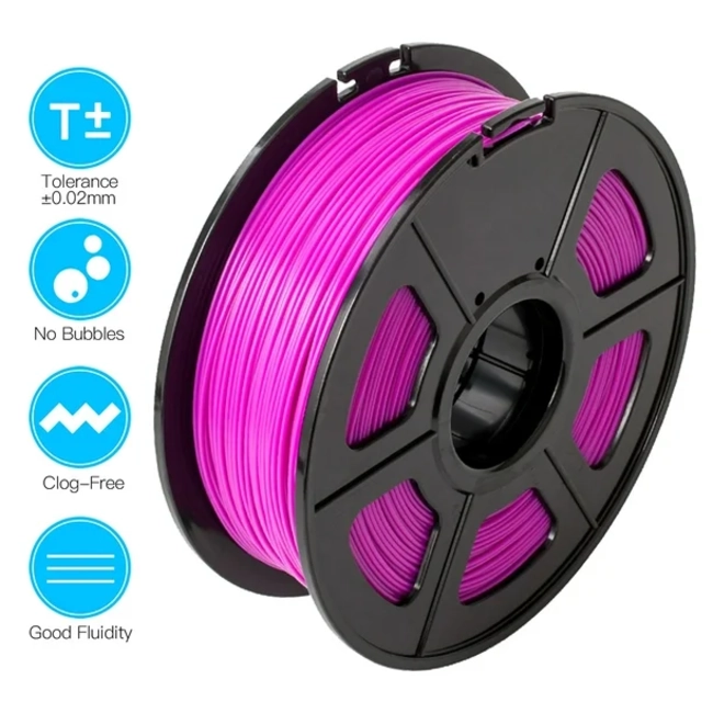 FILAMENTO PLA SUNLU 1 KG 1.75 MM VARIEDAD COLORES FUCSIA - 3