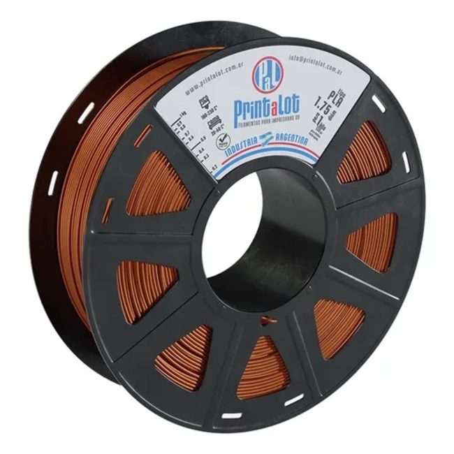 FILAMENTO PLA 1.75 MM PRINTALOT 1 KG COLOR COBRE - 2