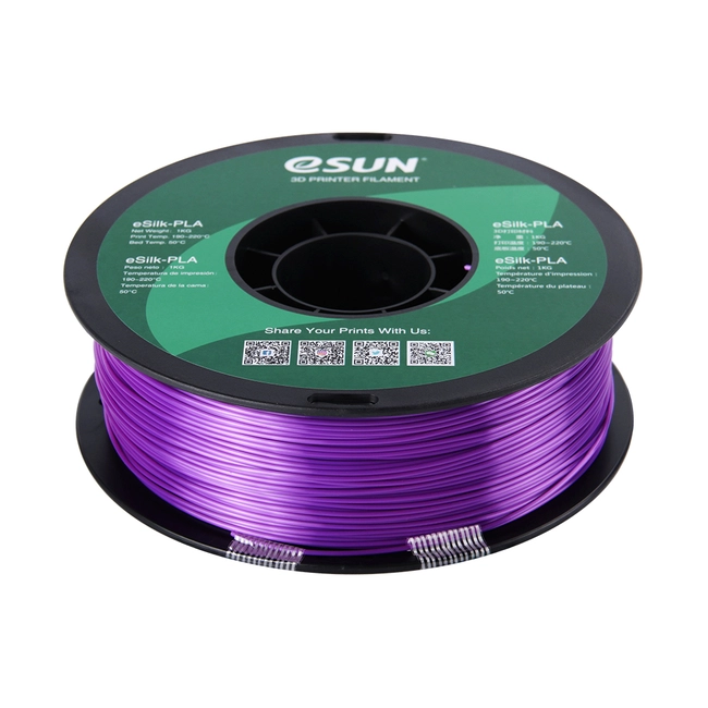 FILAMENTOS PLA+ ESUN 1 KG 1.75 MM MORADO - 3