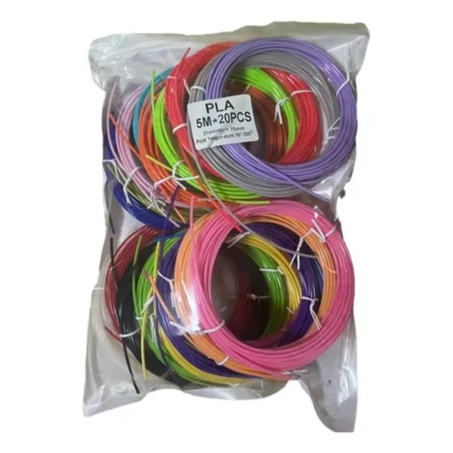 FILAMENTOS PLA PARA LAPIZ IMPRESORA 3D 200 M - 3