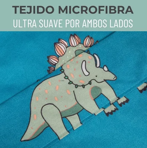 SABANAS INFANTIL CASATUA 1.5 PLAZA COLOR AZUL - 3