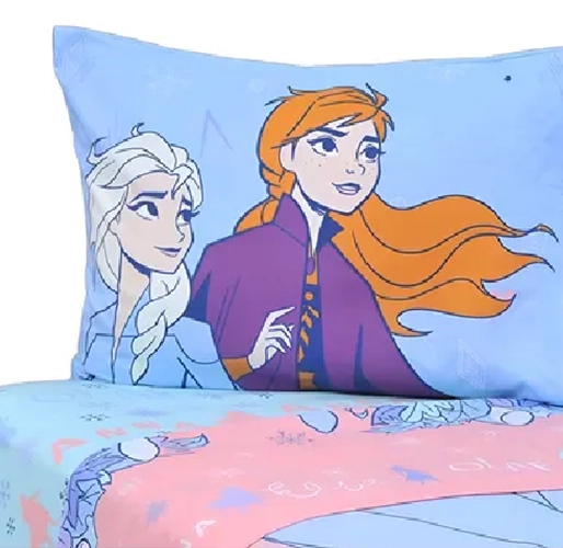 JUEGO SABANAS INFANTIL DISNEY MARVEL 1.5 PLAZA COLOR FROZEN OLAF - 1