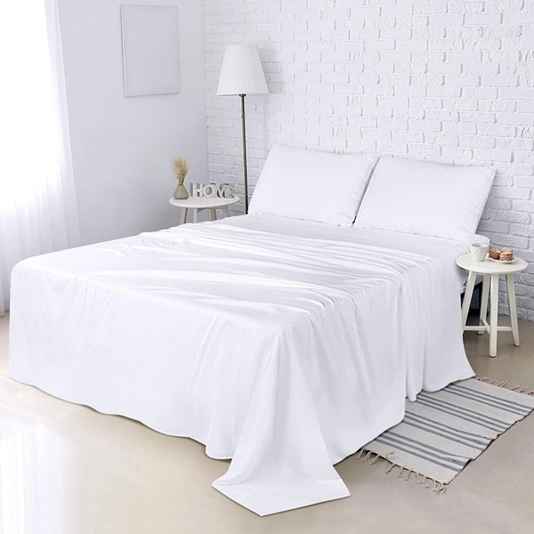 JUEGO SABANA 1.5 PLAZA CON BRODERIE VARIOS COLORES - 3
