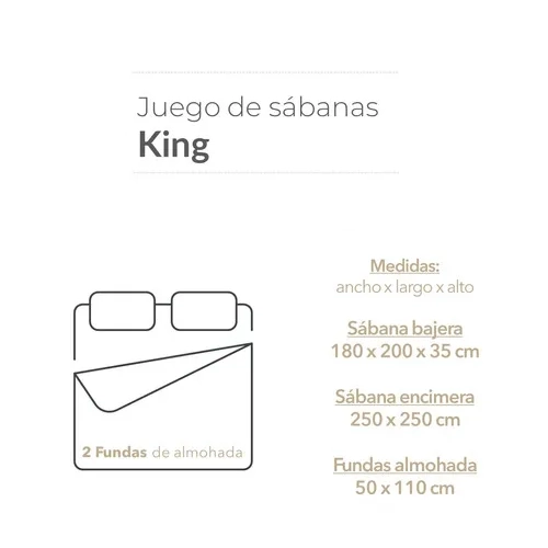 JUEGO SABANAS 300 HILOS ROSEWOOD 1.5 PLAZA COLOR BLANCO - 3