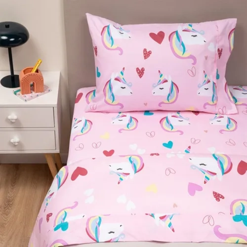 SABANAS NIÑA 1.5 PLAZA + FUNDA CASATUA UNICORNIO - 6