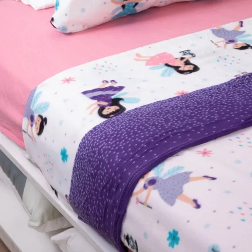 SABANAS POLAR HADA INFANTIL 1.5 PLAZA DORAL COLOR ROSA - 4