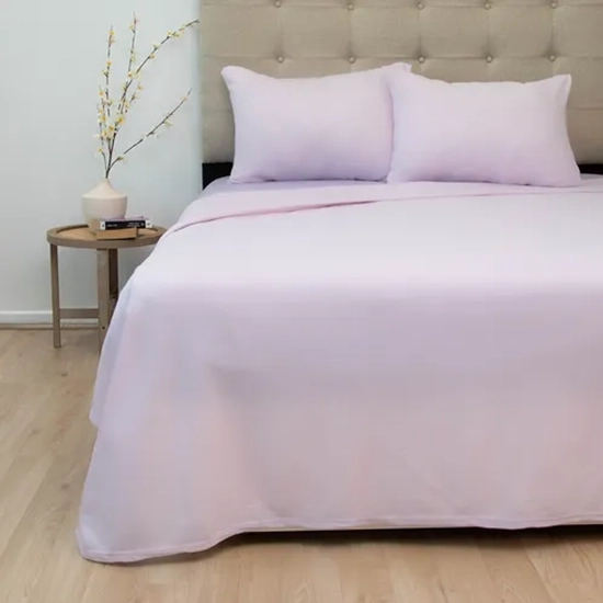 SABANA POLAR TERMICA 2 PLAZAS DORAL COLOR LAVANDA - 1