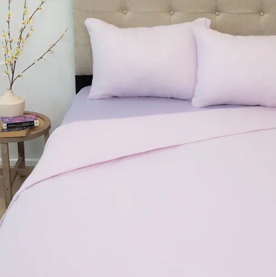SABANA POLAR TERMICA 2 PLAZAS DORAL COLOR LAVANDA - 3