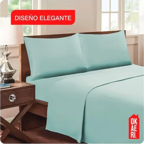 SABANAS 200 HILOS 1.5 PLAZA SET 3 PZAS - 3
