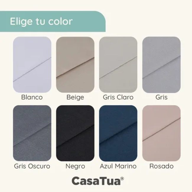 SABANA 1800 HOTEL ULTRA SUAVE FUNDA BORDADA 2 PLAZAS COLOR NEGRO - 4