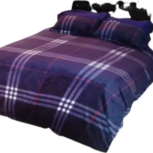 JUEGO SABANA POLAR FRANELA ESTAMPADA 2 PLAZAS 4 PZAS - 5